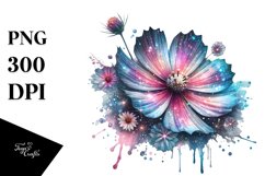 Detailed Shiny Cosmos | Sublimation | Clipart Product Image 3