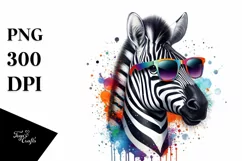 Quirky Colorful Sunglasses Art | Sublimation | Clipart Product Image 3