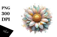 Glossy Sunflower PNG Product Image 1