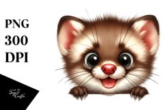 Cute Marten Sticker | Sublimation | Clipart Product Image 3