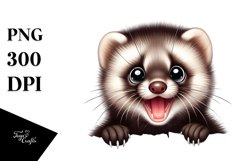 Funny Marten Sticker | Sublimation | Clipart Product Image 1