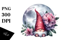 Cute Baby Gnome with Big Eyes PNG Product Image 1