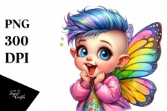 dancing Baby Fairy PNG Product Image 3