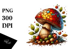 Detailed Wooden Mushroom, Transparent PNG Product Image 1