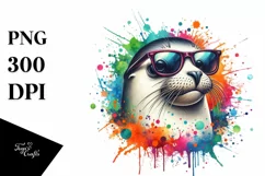 Quirky Colorful Sunglasses Art | Sublimation | Clipart Product Image 3