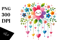 Simple Flower Sketches, PNG Product Image 1