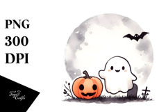 Cute Ghost, PNG Product Image 1