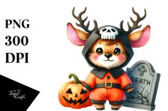 Vibrant Halloween Elk | Clipart Product Image 3