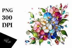 Watercolor Luxury Flower Splash Clipart Product Image 1