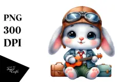 Goofy Baby Bunny PNG Product Image 1