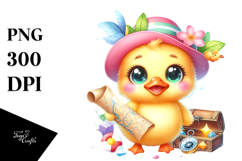 Vibrant Baby Duck PNG Product Image 1