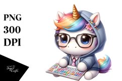 Cute Baby Unicorn Programmer Product Image 3