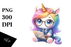 Cute Baby Unicorn Programmer Product Image 3