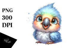 Happy Baby Parrot PNG Product Image 1