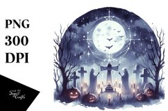 Simple Halloween Mystic Ritual Clipart Product Image 1
