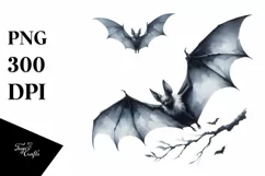 Simple Bat Clipart, Transparent PNG Product Image 3
