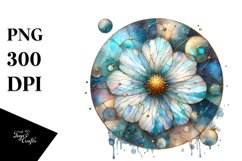 Stained Golden Cosmos | Sublimation | Clipart Product Image 1