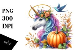 Vibrant Unicorn Hallo Drawing | Clipart Product Image 3