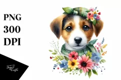 Colorful Cute Cat Watercolor PNG Product Image 1