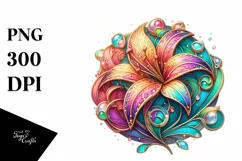Detailed Vibrant Lily PNG Product Image 3