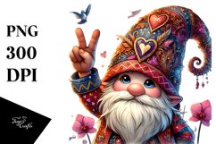 Detailed Valentines Gnome PNG Product Image 1