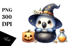 Cute Baby Macaw Halloween PNG Product Image 1