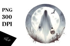 Vintage Halloween Apparition PNG Product Image 3