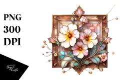 Stained Primrose Abstract PNG Product Image 1