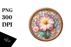 Pastel Wooden Stained Primrose, Transparent PNG Product Image 1