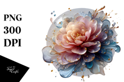 Abstract Carnation PNG Product Image 1