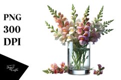 Abstract Bottle with Snapdragon Clipart Product Image 3