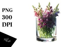 Abstract Bottle with Snapdragon Clipart Product Image 3