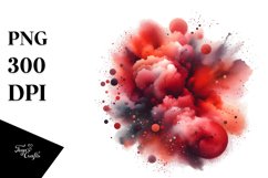 Colorful Redish Particles Stains | Clipart Product Image 3