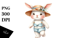 Whimsical Baby Bunny PNG Product Image 1