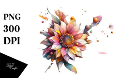 Sunflower Made of , PNG Product Image 1