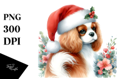 Cute Cavalier King Charles Spaniel PNG Product Image 1