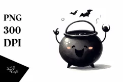 simple Halloween Mummy's Tomb Clipart Product Image 3