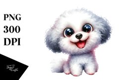 Crazy Bichon Frise | Sublimation | Clipart Product Image 3