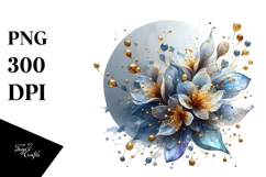 Abstract Glossy Lobelia, Transparent PNG Product Image 1