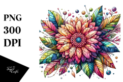 Wooden Stained Gerbera PNG Product Image 1