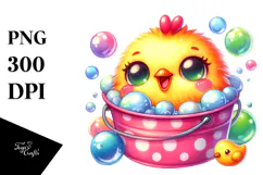 Colorful Baby Chicken, Transparent PNG Product Image 1