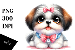 Cute Baby Shih Tzu PNG Product Image 1