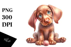 Happy Vizsla, Transparent PNG Product Image 1