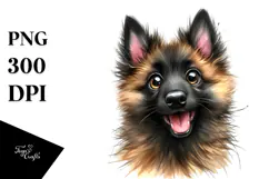 Cute Baby Malinois, Transparent PNG Product Image 1