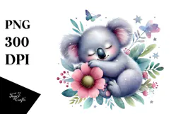 Cute Baby Koala PNG Product Image 1