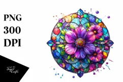 Vibrant Stained Wood Violet | Sublimation Clipart Product Image 1