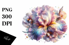 Glossy Iris Made of , Transparent PNG Product Image 3