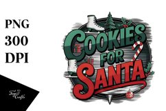 Cookies for Santa Christmas Png Product Image 1