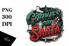 Cookies for Santa Christmas Png Product Image 1