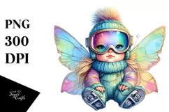 Colorful Baby Fairy in Skier's Goggles Product Image 1